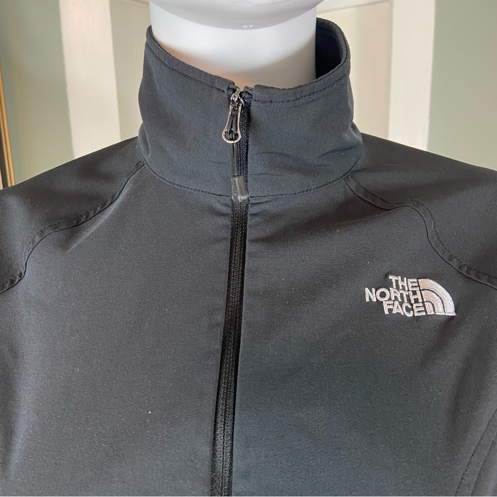 The North Face TNF Apex Women's Black Softshell Full Zip Jacket Small S - Picture 5 of 15